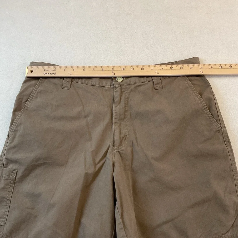 Columbia Sportswear Shorts Mens 36 Waist Brown‎ Flat Front Outdoor Hiking